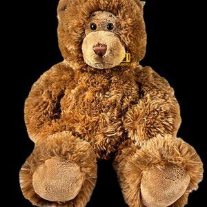 Build A Bear shaggy brown Bear plush 17 inches